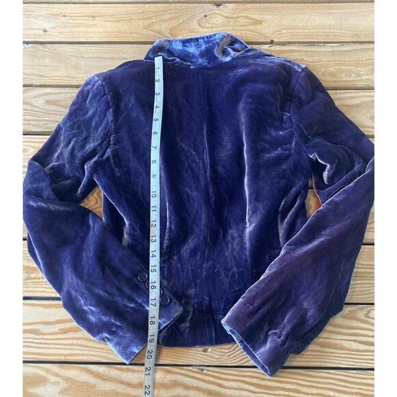 BCBG Maxazria Velvet Blazer Size XS Women’s Purple - Picture 6 of 8